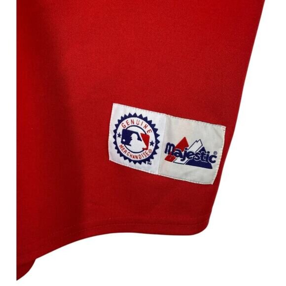 Vintage Y2K Majestic Nomar Garciaparra #05 Red Sox Authentic Jersey MED READ - Picture 4 of 11